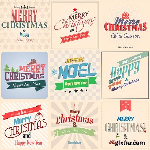 Christmas Bundle Collection #4 - 25 Vector