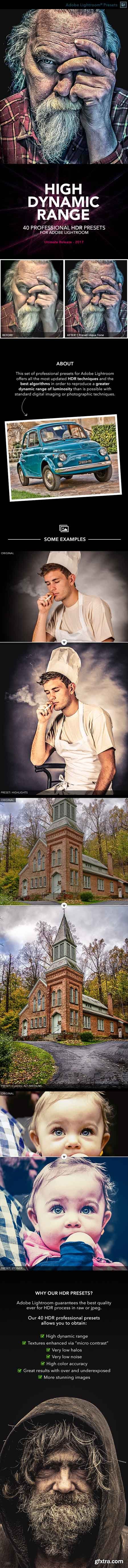 GraphicRiver - 40 HDR Professional Presets - Adobe Lightroom 18602814