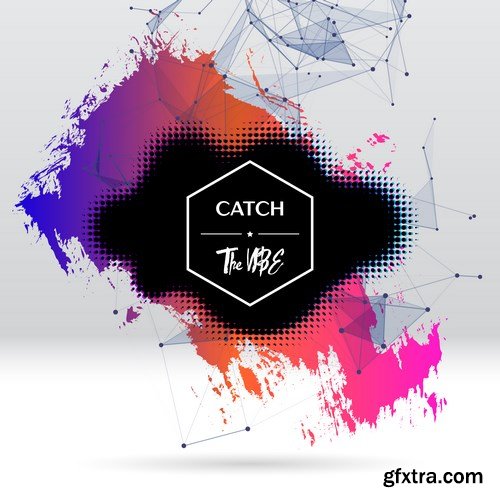 Abstract Backgrounds And Elements Of Design #3, 19xEPS