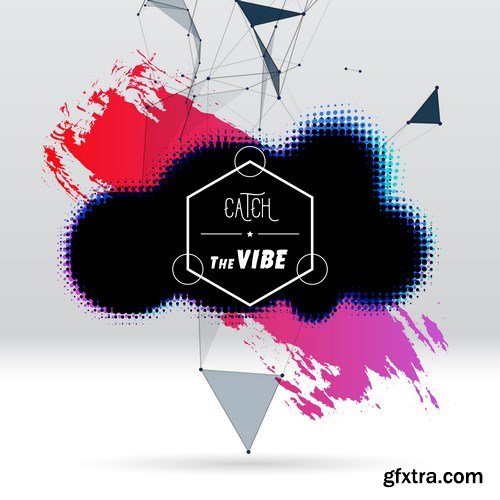 Abstract Backgrounds And Elements Of Design #3, 19xEPS