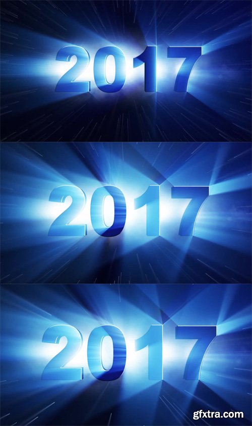 2017 New Year Text Animation Lights Rays Background, Loop, 4k 2017 New Year Text Animation Lights Rays Background, Loop, 4k