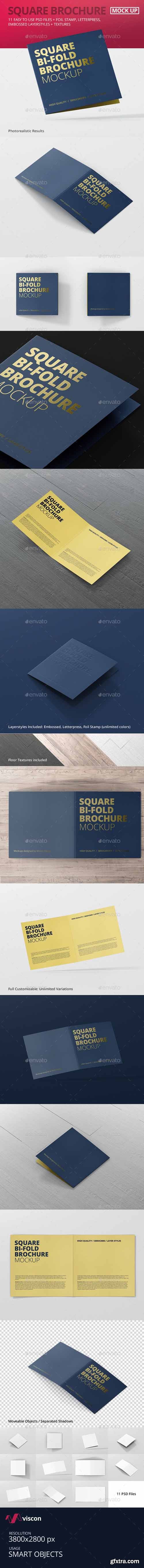 GR - Square Bi-Fold Brochure Mock-Up 13876728 GR - Square Bi-Fold Brochure Mock-Up 13876728