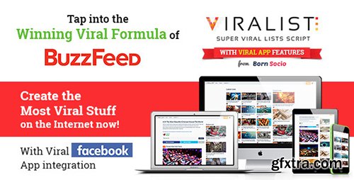 CodeCanyon - Viralist v1.1.2 - Viral lists script with Facebook App - 12620588