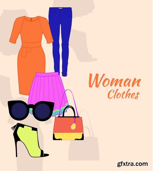 Clothes for women - 5 EPS