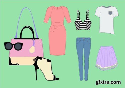 Clothes for women - 5 EPS