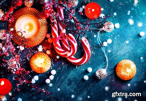 Christmas holiday background. Christmas served table - 25 UHQ JPEG