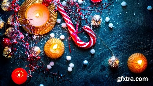 Christmas holiday background. Christmas served table - 25 UHQ JPEG