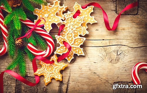 Christmas holiday background. Christmas served table - 25 UHQ JPEG