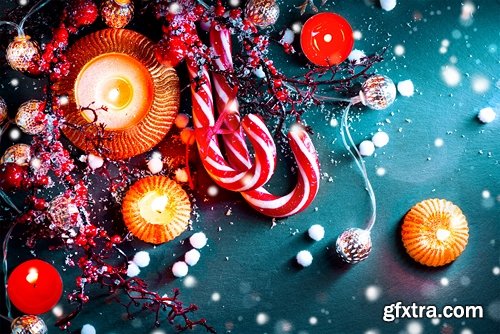 Christmas holiday background. Christmas served table - 25 UHQ JPEG