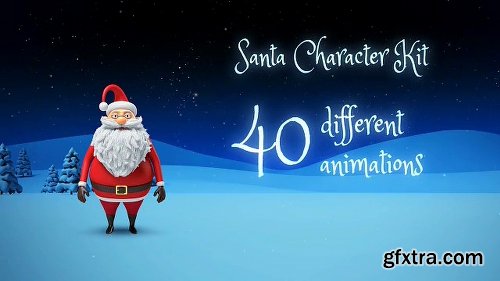 Videohive Santa - Christmas Animation DIY Kit 13677367