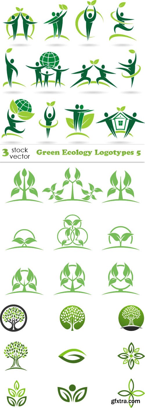 Vectors - Green Ecology Logotypes 5