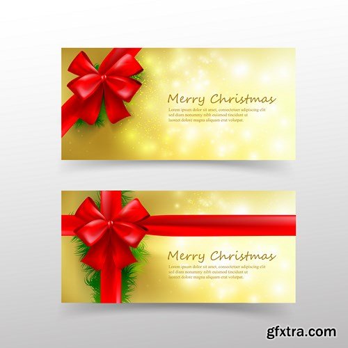 Christmas Card Template Invitation 16xEPS