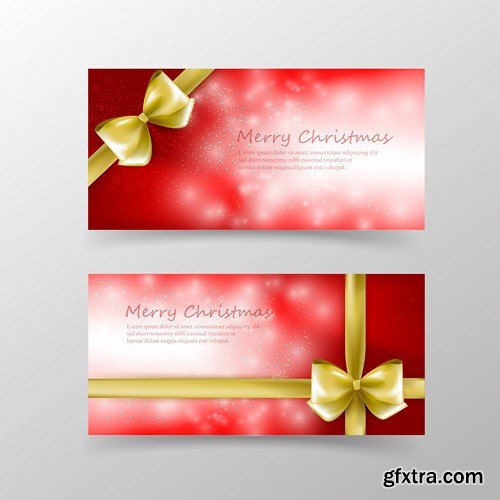 Christmas Card Template Invitation 16xEPS