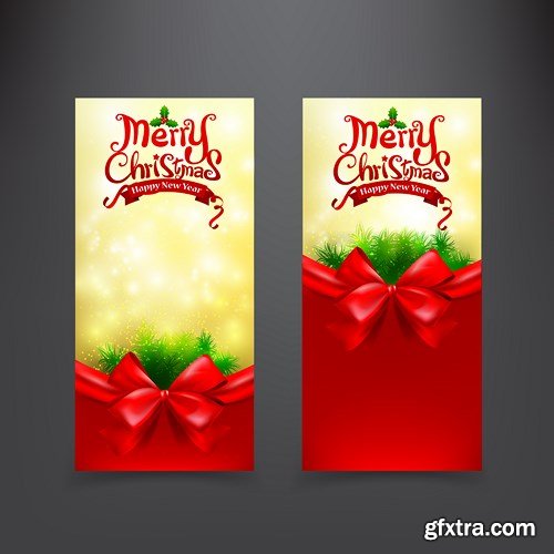 Christmas Card Template Invitation 16xEPS