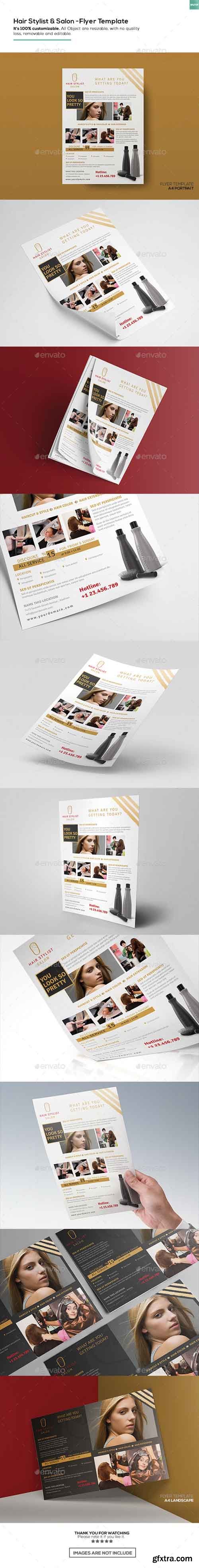 GR - Hair Stylist & Salon/ Flyer Template 16152961 GR - Hair Stylist & Salon/ Flyer Template 16152961
