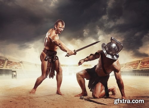 Collection of Roman gladiator medieval warrior a Spartan armor sword shield 25 HQ Jpeg
