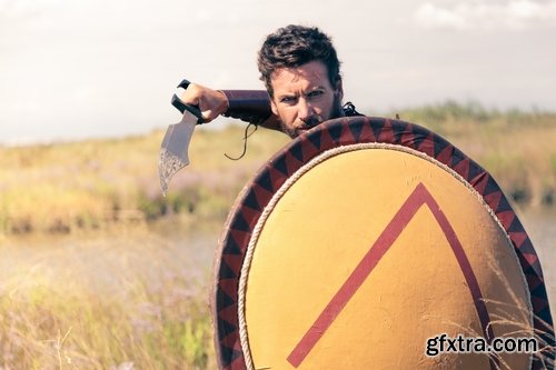 Collection of Roman gladiator medieval warrior a Spartan armor sword shield 25 HQ Jpeg