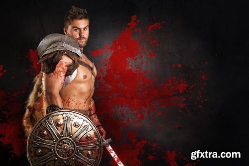 Collection of Roman gladiator medieval warrior a Spartan armor sword shield 25 HQ Jpeg
