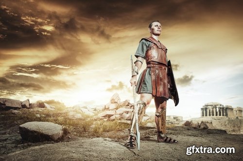 Collection of Roman gladiator medieval warrior a Spartan armor sword shield 25 HQ Jpeg