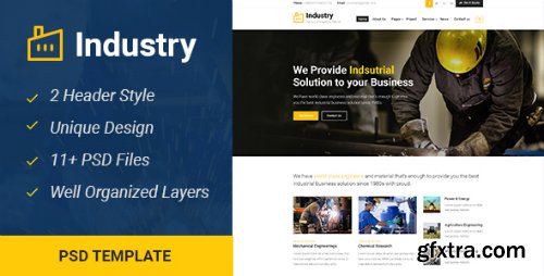 ThemeForest - Industry - Industrial &amp; Business PSD Template 17796494