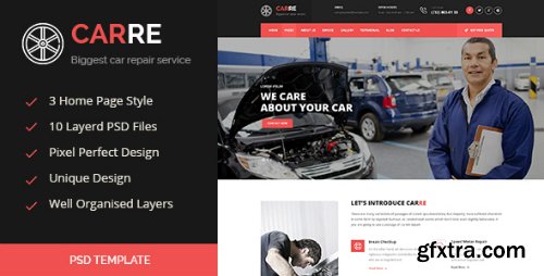 ThemeForest - CARRE - Auto Mechanic & Car Repair PSD 14325377 ThemeForest - CARRE - Auto Mechanic & Car Repair PSD 14325377