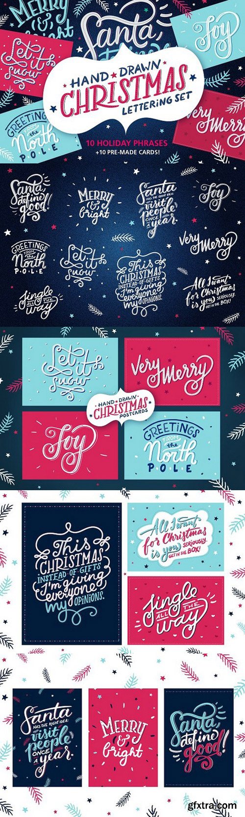 CM - Christmas Lettering | Holiday Cards 1087967