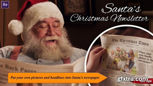 Videohive Santa&rsquo;s Christmas Newsletter 18914499