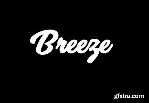 Breeze font (only letters)