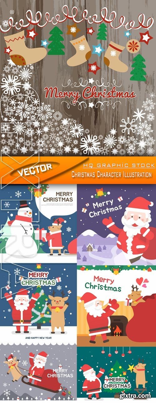 Stock Vector - Christmas Character Illustration