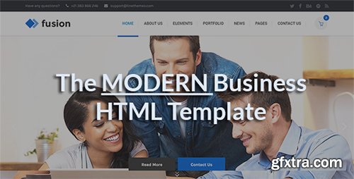 ThemeForest - Fusion v1.0 - A Modern Business HTML Template - 18706328