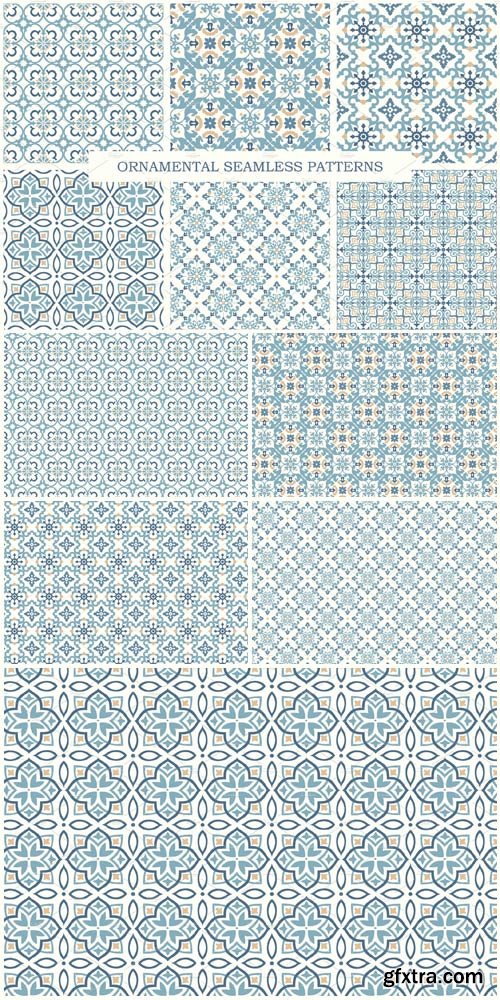 Arabic Ornamental Seamless Patterns 1106621