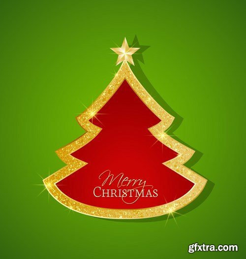 New Year 2017 & Christmas Design 14 - 18xEPS Vector Stock