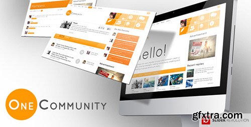 ThemeForest OneCommunity v2.0 - BuddyPress Theme 3713046