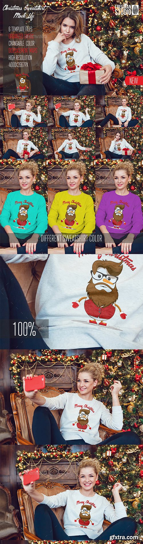 GraphicRiver - Christmas Sweatshirt Mock-Up - 18908400