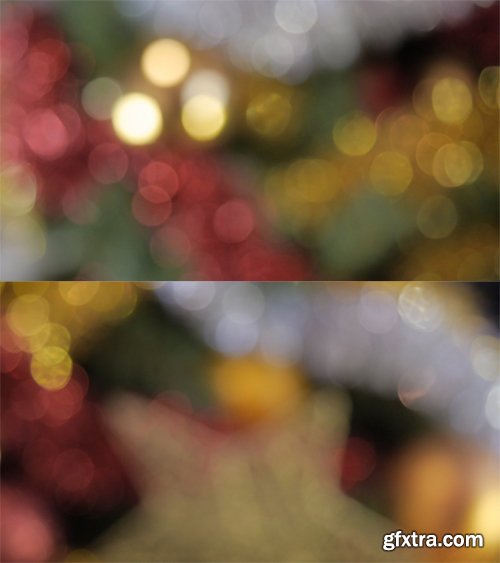 MA - Christmas background with lights Christmas tree