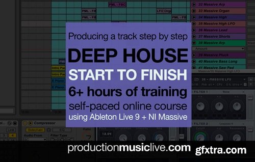 Production Music Live Deep House Track From Start To Finish TUTORiAL-TZG