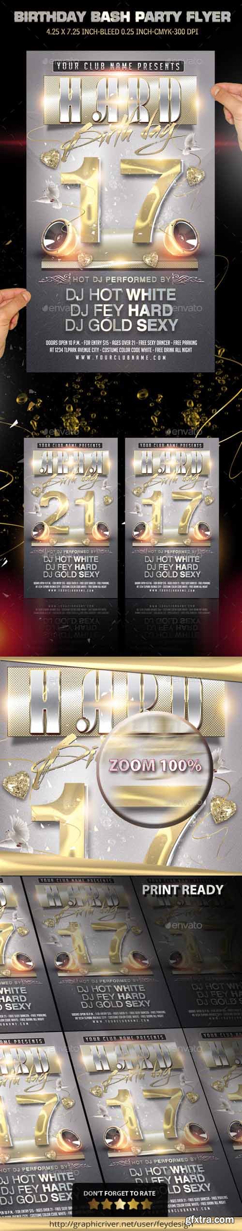 GR - Birthday Bash Party Flyer 10002072 GR - Birthday Bash Party Flyer 10002072