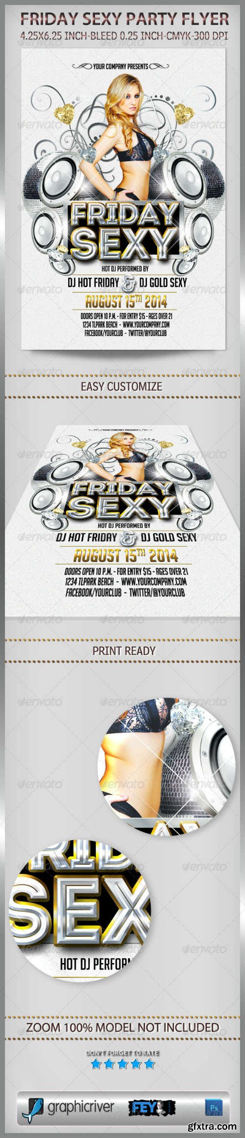 GR - Friday Sexy Party Flyer 7104157 GR - Friday Sexy Party Flyer 7104157