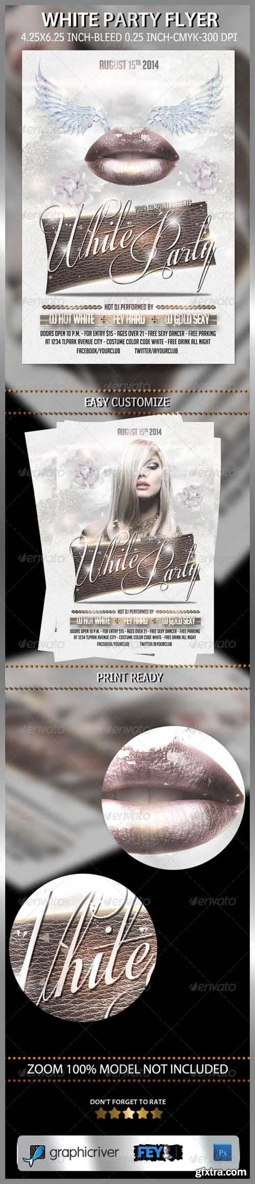 GR - White Party Flyer 7323609 GR - White Party Flyer 7323609