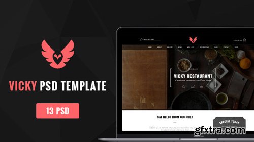 ThemeForest - Vicky - Restaurant PSD Template 10982078 ThemeForest - Vicky - Restaurant PSD Template 10982078