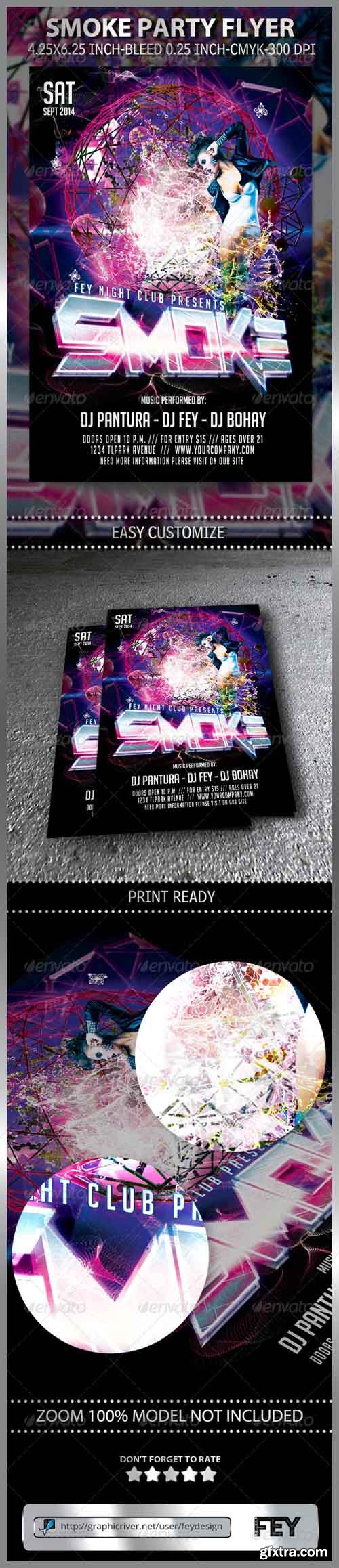 GR - Smoke Party Flyer 8517749 GR - Smoke Party Flyer 8517749