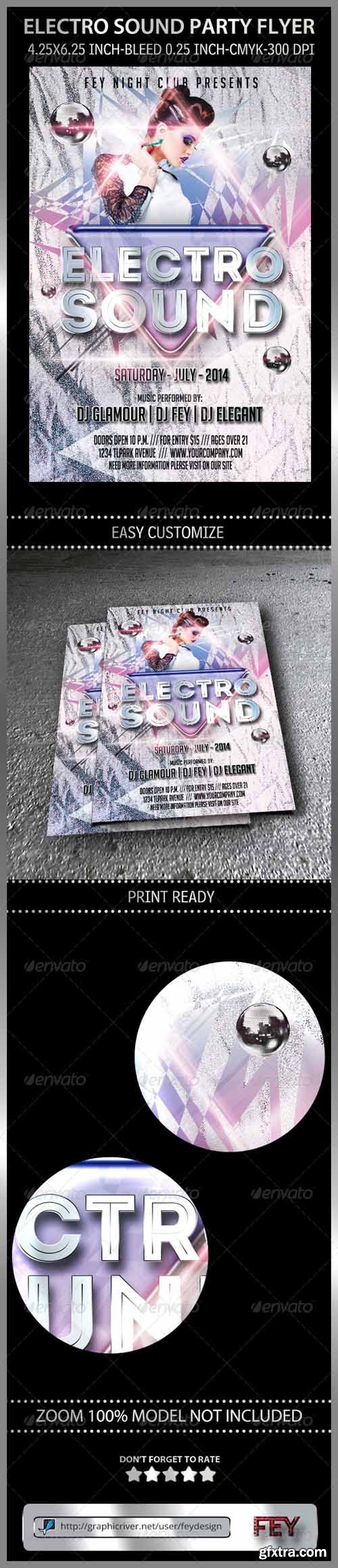 GR - Electro Sound Party Flyer 8178696 GR - Electro Sound Party Flyer 8178696