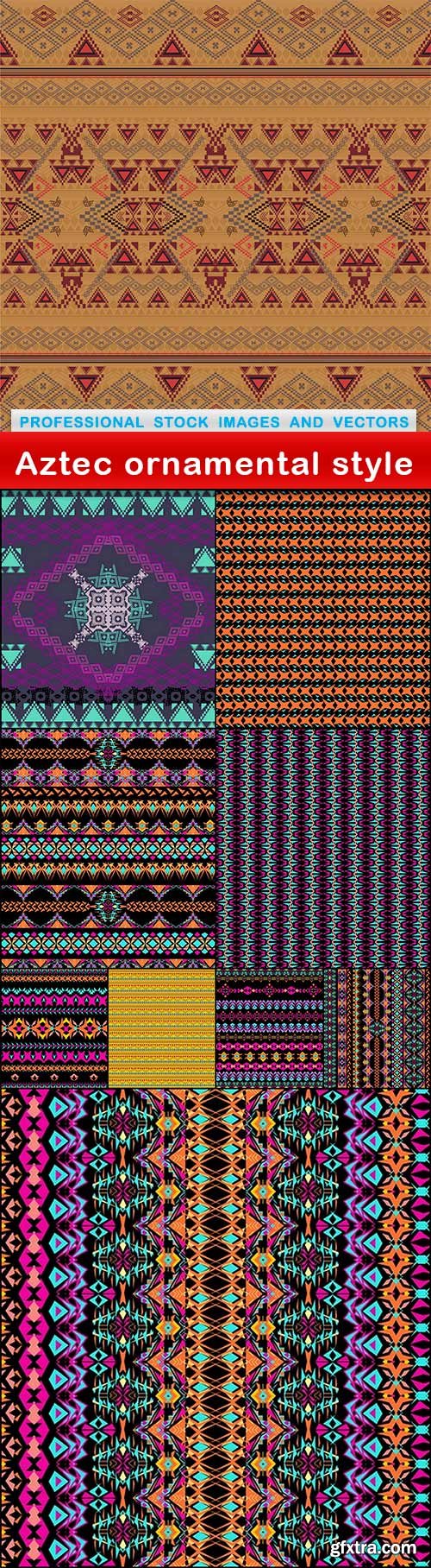 Aztec ornamental style - 10 EPS