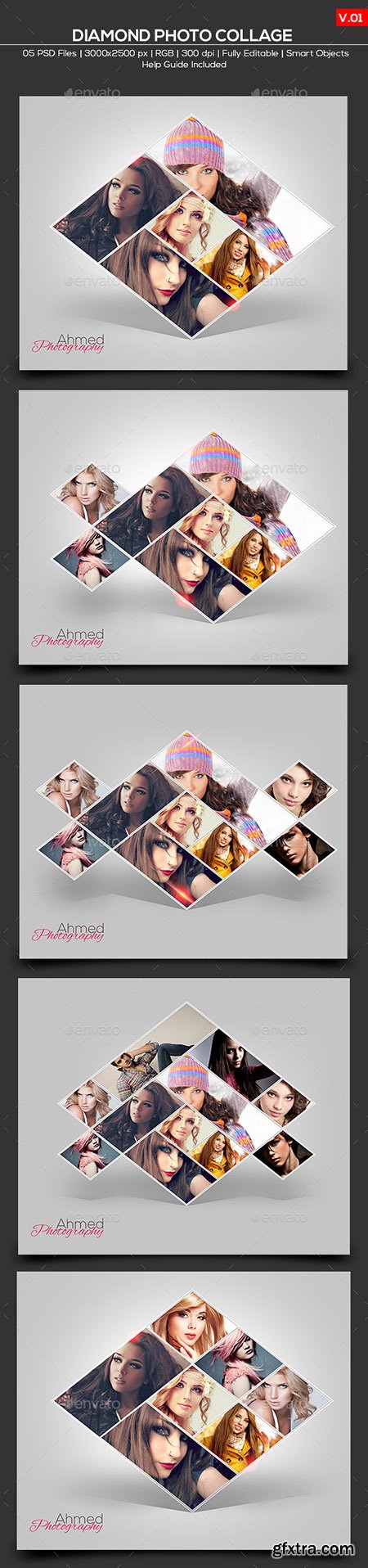 GraphicRiver - Diamond Photo Collage V.01 18482347