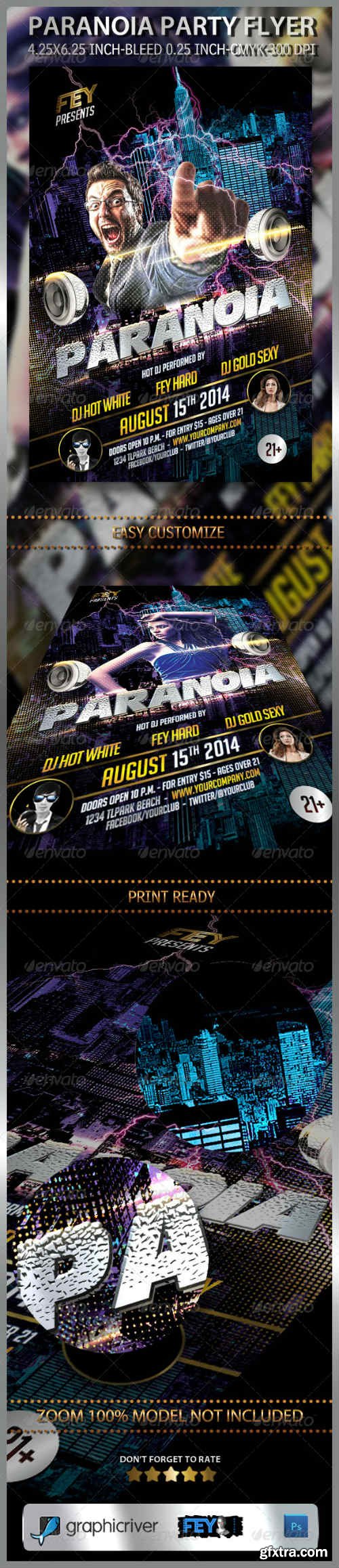 GR - Paranoia Party Flyer 7377296 GR - Paranoia Party Flyer 7377296