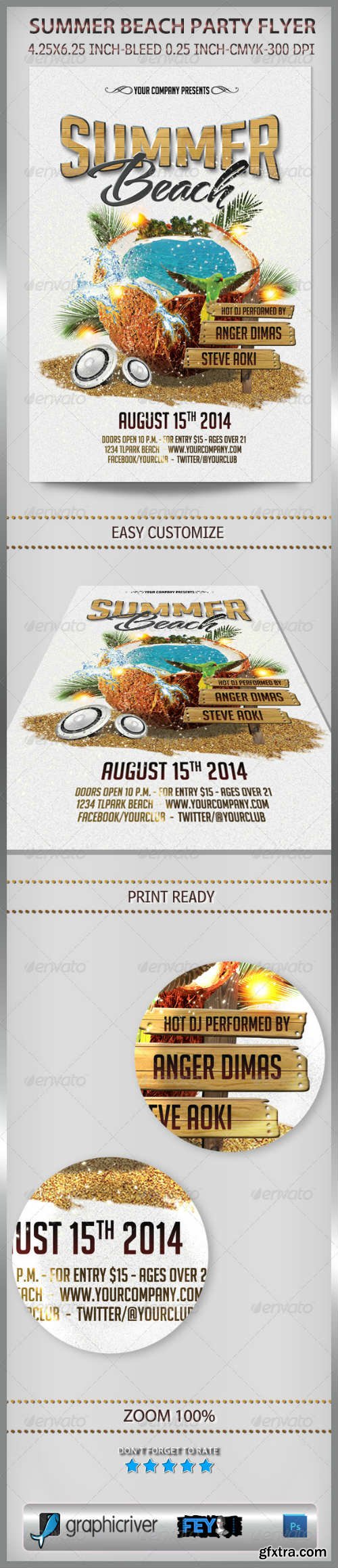 GR - Summer Beach Party Flyer 6943064 GR - Summer Beach Party Flyer 6943064