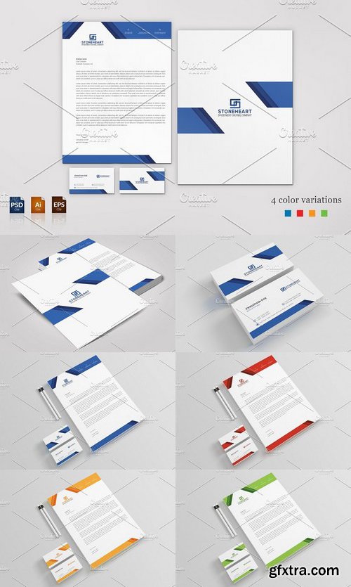 CM - Corporate Business Card & Letterhead 1114784