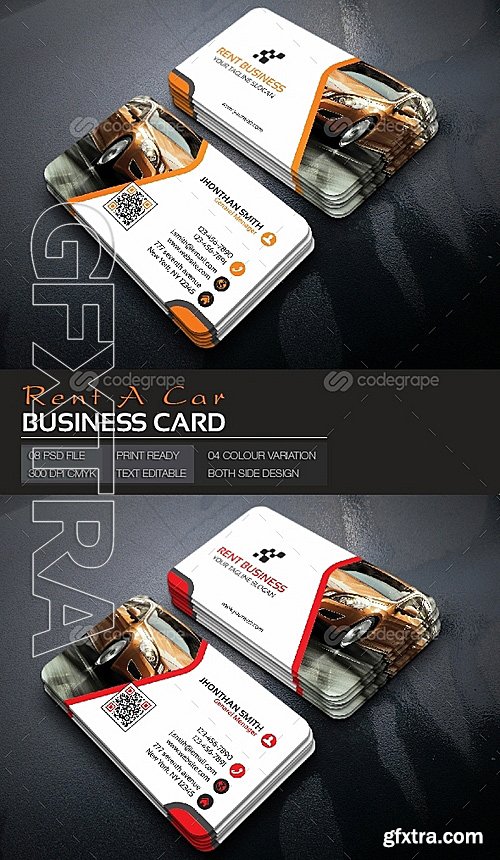 Rent-a Car Business Card 10289