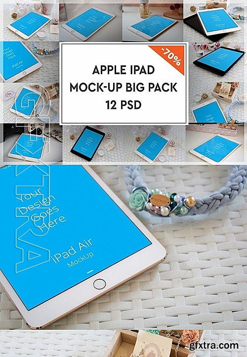 CM - Apple iPad Mock-up Big Pack#3 1122161