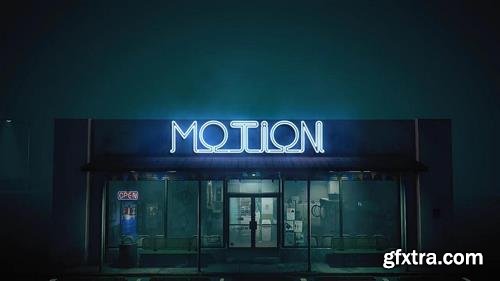 Epic Neon In The Night Street After Effects Templates